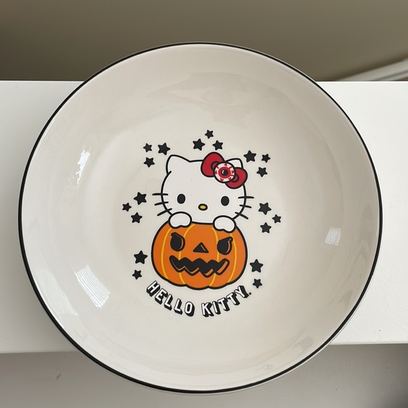 ⚡️NWT Sanrio Hello Kitty in Pumpkin Halloween Bowl - Picture 1 of 3